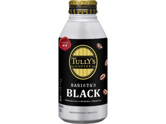 TULLY’S COFFEE BARISTA’S BLACK ボトル缶 390ml×24本
