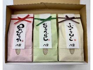 美味しい北海道米食べ比べセット（1.2kg　3種類）