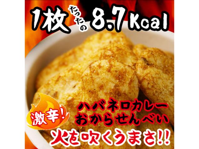 ハバネロカレーおから煎餅（150g×4袋）