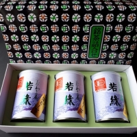 掛川産有機緑茶　掛川深むし茶(若緑)　100g×3缶