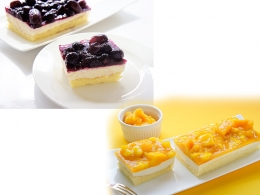 完熟ぶどう&完熟マンゴーのレアチーズケーキセット