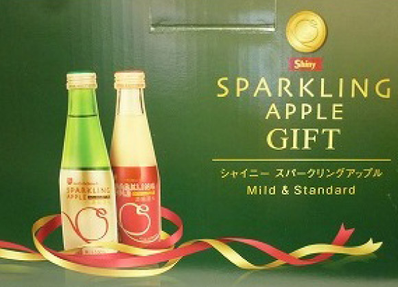 青森りんごジュース　スパークリングアップル2種セット
