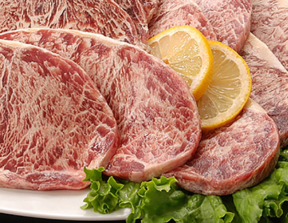 【大阪】やわらかサーロィンステーキ(国産黒毛和牛の牛脂使用加工肉)　1㎏(約5～7枚)