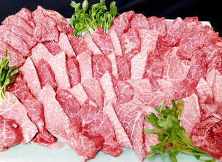 【長野】信州プレミアム牛焼肉セット1kg(肩肉500gモモ肉500g)