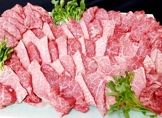 【長野】信州プレミアム牛焼肉セット1kg(肩肉500gモモ肉500g)