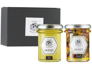 【長野】信州で採れた蜂蜜とはちみつナッツ2本セット